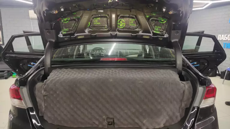 Шумоизоляция дверей Hyundai Sonata-8