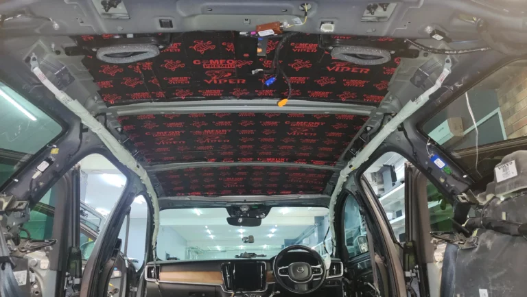 Шумоизоляция крыши Volvo V90-2